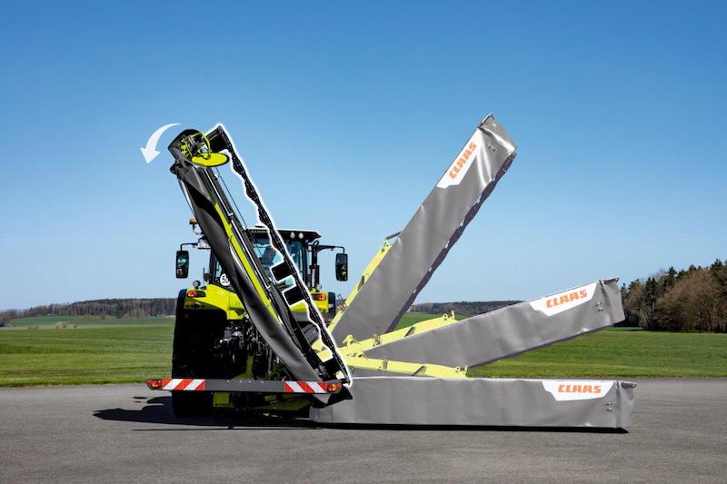 CLAAS представляет косилку DISCO 4400 CONTOUR с шириной захвата 4,20 м и функцией векторного складывания