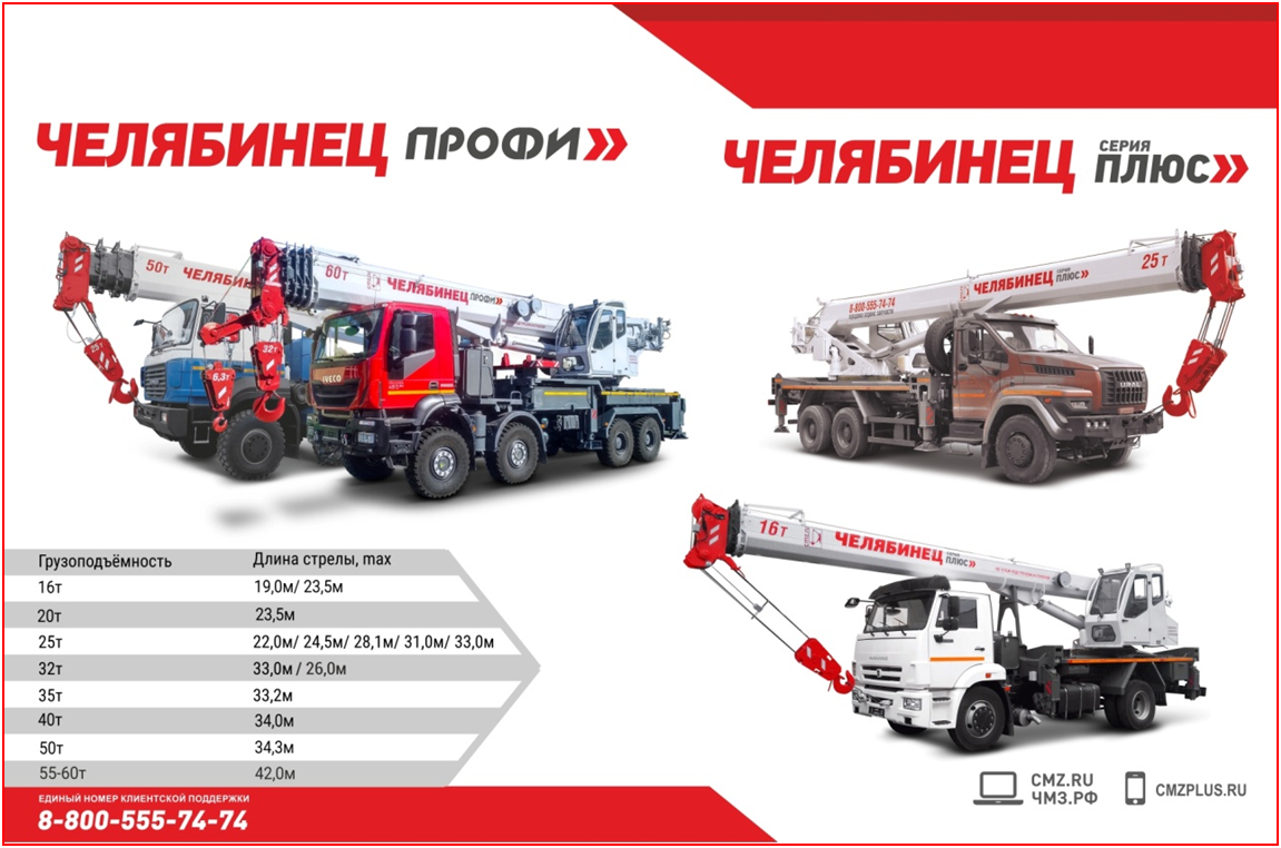 Новые модели автокранов ЧЕЛЯБИНЕЦ представят на конференции в Сургуте