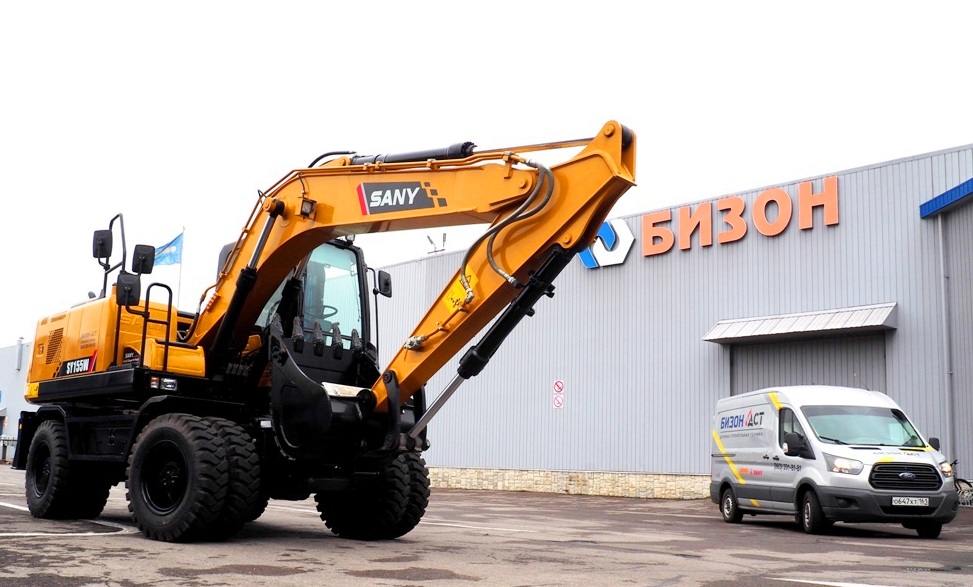 Sany SY155W будет работать в Ростове-на-Дону