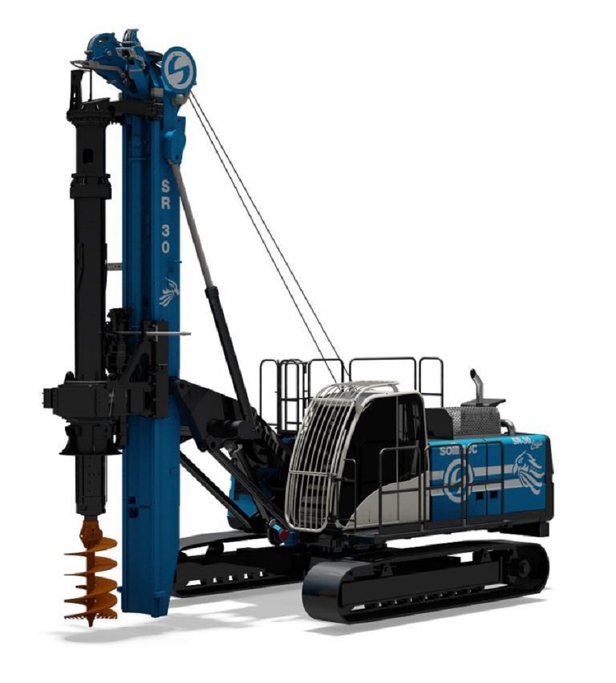 Soilmec модернизировал компактную буровую установку SR-30 Eagle   