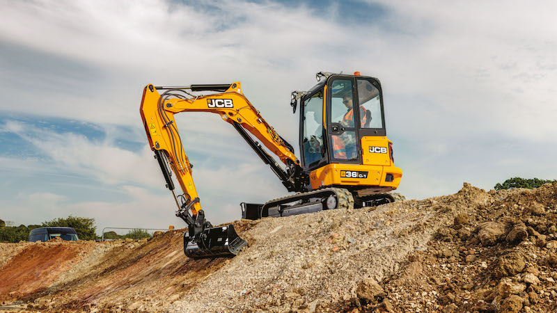 JCB выводит на рынок новые модели компактных экскаваторов