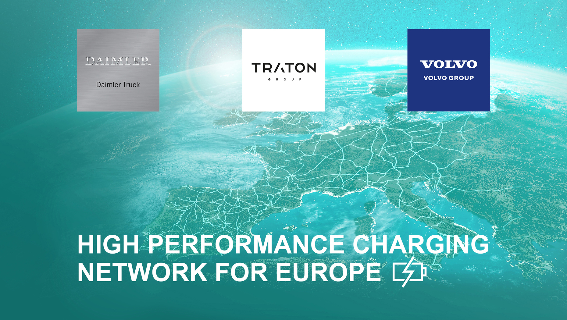 Volvo Group, Daimler Truck и TRATON GROUP планируют создать сеть зарядных станций для тяжелых электрогрузовиков в Европе