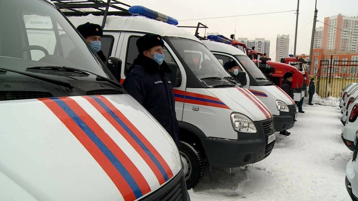 Подмосковным спасателям передали более 100 единиц новой техники 