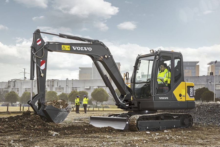 Премьера нового компактного экскаватора Volvo EC55D состоится в ходе финала национального чемпионата WorldSkills Russia