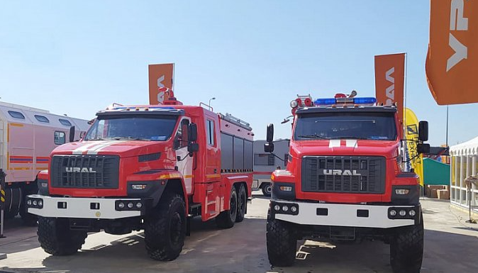 Автозавод «Урал» представляет современные пожарно-спасательные автомобили NEXT