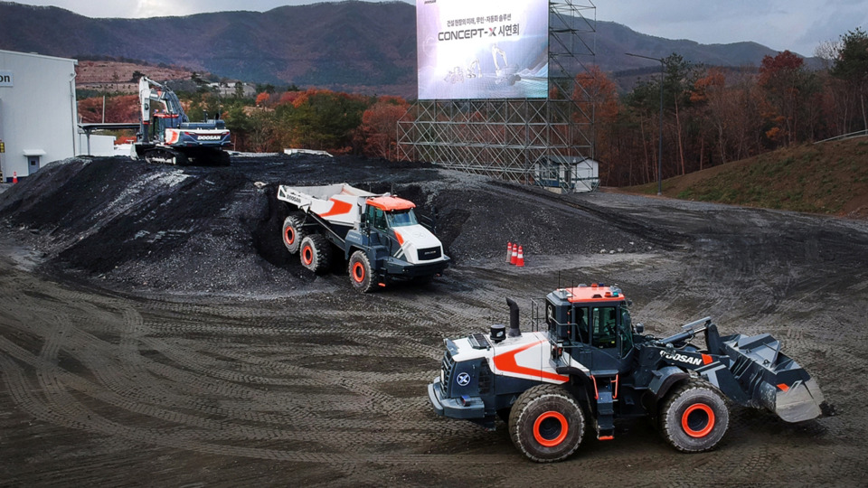 Concept-X от Doosan: автономные строительные площадки становятся реальностью