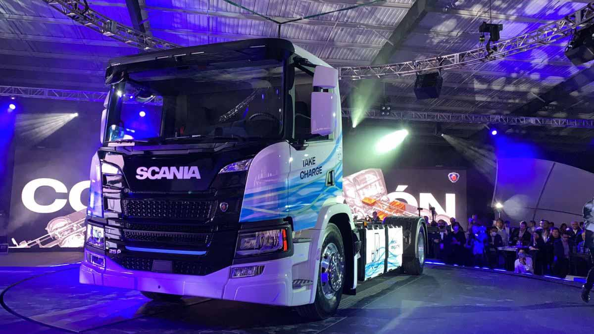 Scania представила Мексике новый, полностью электрический грузовик