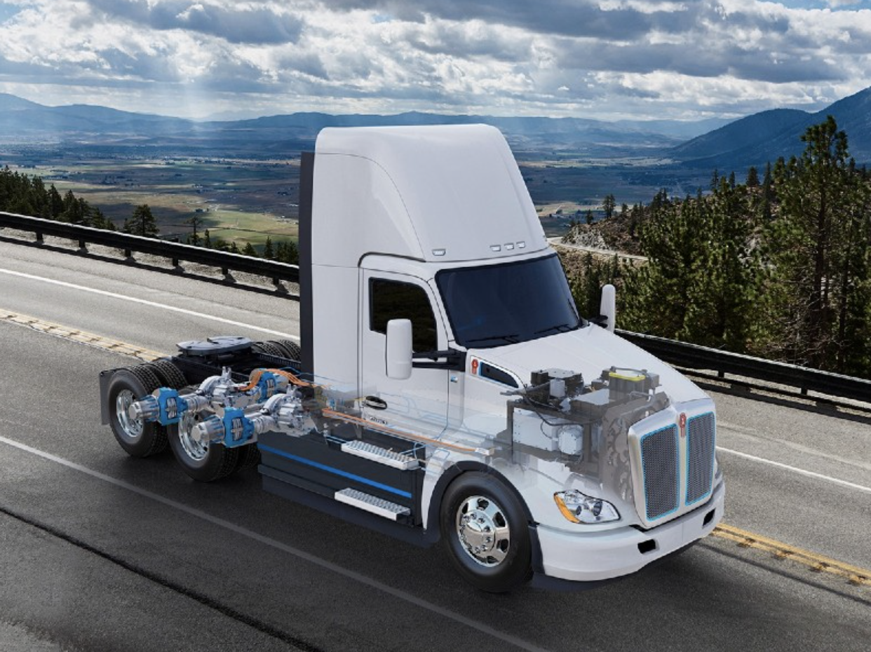 PACCAR показала Peterbilt 579 с автопилотом и электрический Kenworth T680E