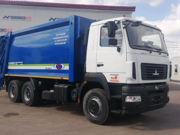 Мусоровоз РАРЗ МК-3546-10 (МК-200) на шасси МАЗ 6312С3-525-010