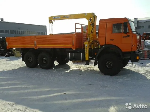 Бортовой грузовик с КМУ КамАЗ 43118 с КМУ Soosan