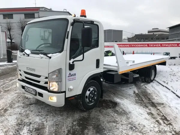 Эвакуатор ISUZU NPR75 сдвижная платформа