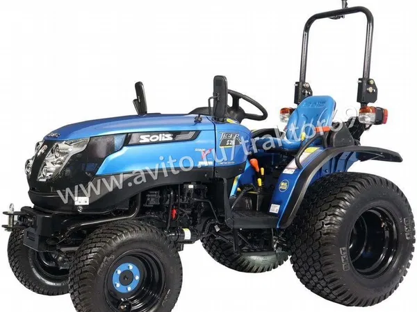 Мини-трактор Solis 26 tiger edition blue