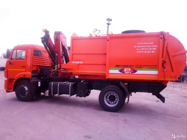 Мусоровоз РАРЗ МК-4552-02 с КМУ на шасси КамАЗ 43253-3010-69