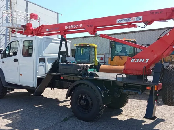 Автовышка ГАЗ Садко Next C42A43 с АГП КЭМЗ ТА-18