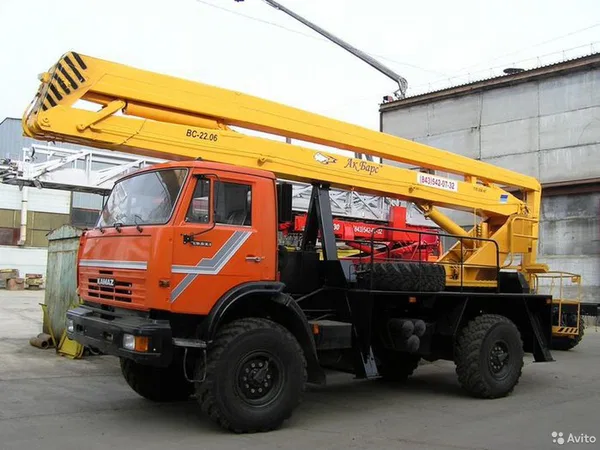 Автовышка КамАЗ 4326 с АГП КЭМЗ ВС-22.06