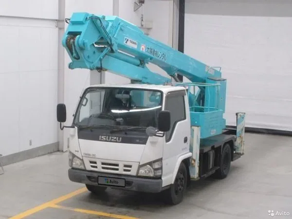 Автовышка ISUZU Elf с АГП AT15