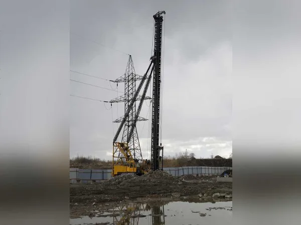 Сваебойная установка (копер) Hitachi KH 125-2 с дизель-молотом СП-6 ВМ