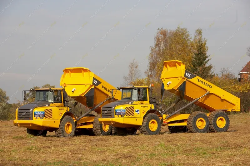 Самосвал с шарнирно-сочлененной рамой Volvo A25E