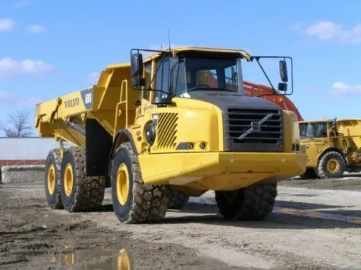 Самосвал с шарнирно-сочлененной рамой Volvo A35E