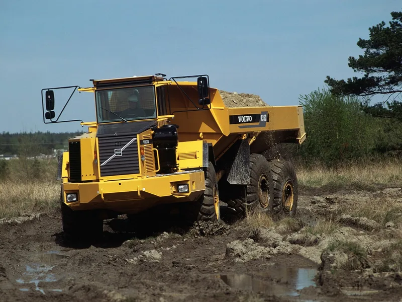 Самосвал с шарнирно-сочлененной рамой Volvo A35C