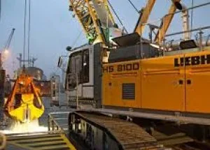 Канатный экскаватор Liebherr HS 3100   грейфер