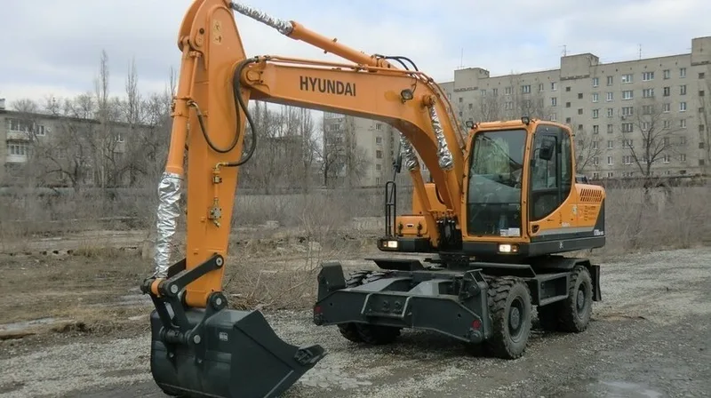 Колесный экскаватор Hyundai R170W-3
