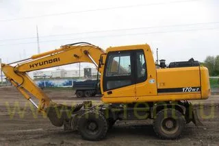 Колесный экскаватор Hyundai R170W-7