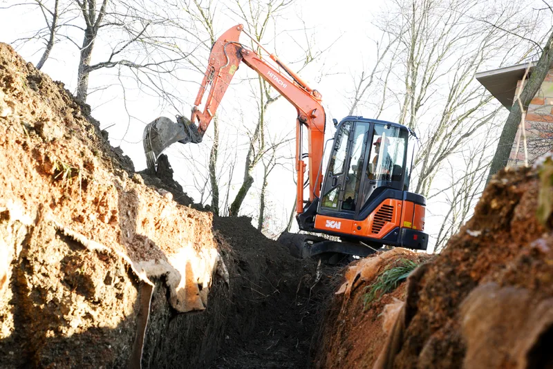 Мини-экскаватор Hitachi ZX50R