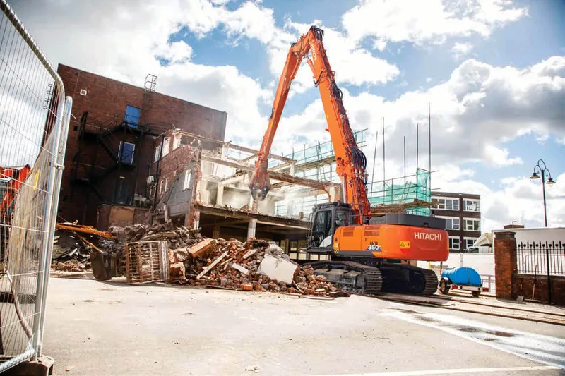 Экскаватор для демонтажных работ Hitachi ZX350LC-3 Demolition