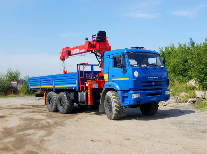 Манипулятор Камаз Вездеход, стрела 7 тонн, борт 10 тонн