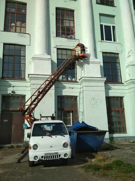 Маловысотная автовышка Hyundai Porter