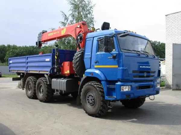 Бортовой грузовик с КМУ КамАЗ 43118 с КМУ Palfinger