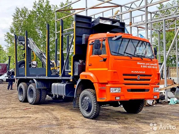 Сортиментовоз КамАЗ 65111 с ГМУ