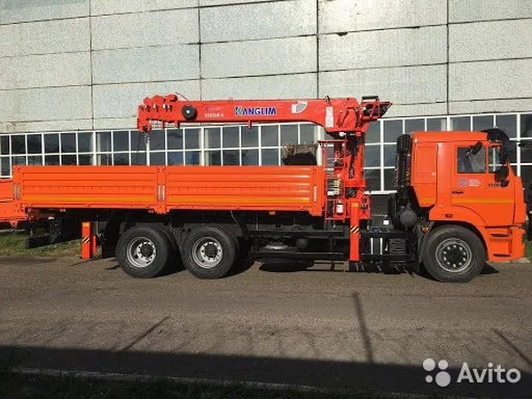 Бортовой грузовик с КМУ КамАЗ 65115 с КМУ Kanglim KS1256