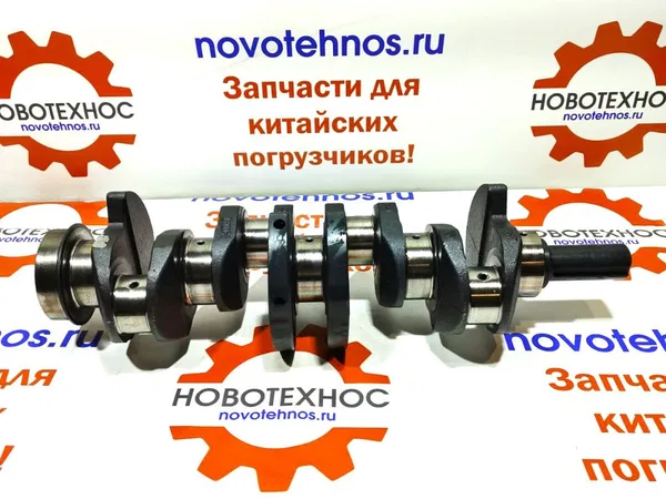Коленвал Yuchai 50 kWt YCD4R11G-68 для китайских фронтальных погрузчиков ZL20 с двигателем Yuchai YCD4R11G-68 марок: Shanlin ZL20, Fukai ZL 926, Fukai ZL 920, SZM 920, HZM 920, Bull SL 920, CTK S920, 