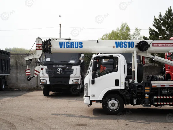 Автокран на шасси ISUZU 4x2 дв 139kw крановая установка VIGRUS VGS10 гп 10т 5 секций стрела 29м