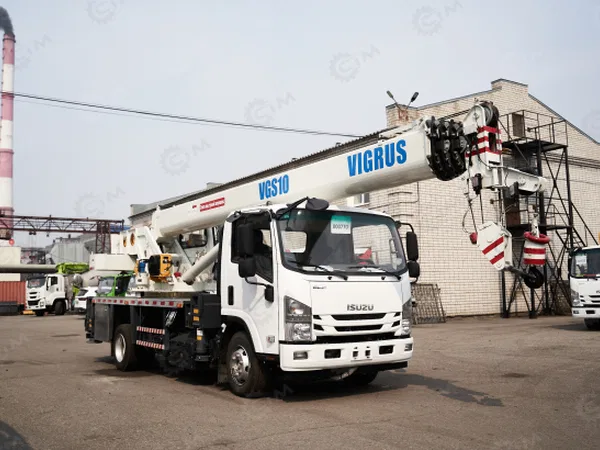 Автокран на шасси ISUZU 4x2 дв 139kw крановая установка VIGRUS VGS10 гп 10т 5 секций стрела 29м