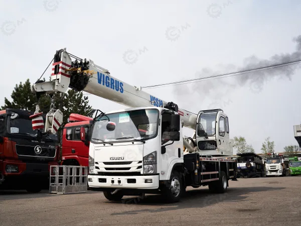 Автокран на шасси ISUZU 4x2 дв 139kw крановая установка VIGRUS VGS10 гп 10т 5 секций стрела 29м