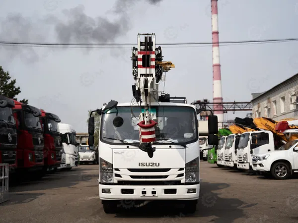 Автокран на шасси ISUZU 4x2 дв 139kw крановая установка VIGRUS VGS10 гп 10т 5 секций стрела 29м