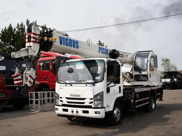 Автокран на шасси ISUZU 4x2 дв 139kw крановая установка VIGRUS VGS10 гп 10т 5 секций стрела 29м