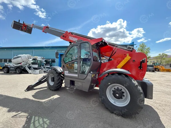 Телескопический погрузчик Yugong TR4018 4WD крабовый ход гп 4 тонны высота 18м с ковшом 2,2м3