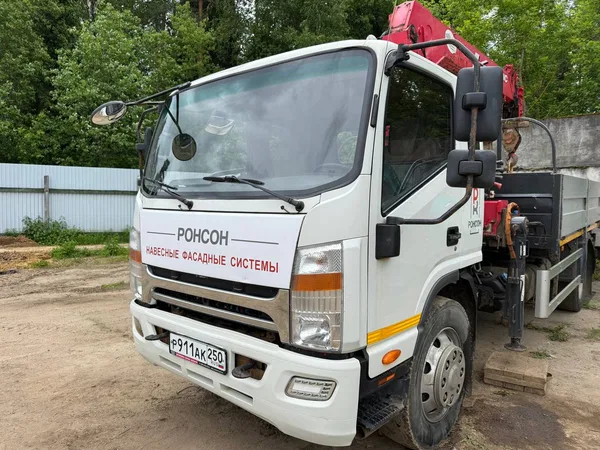 Бортовой грузовик с КМУ JAC N120