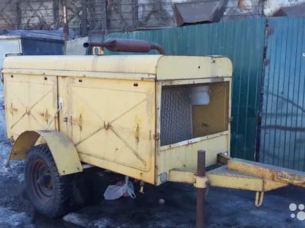 Передвижная компрессорная станция для обдува