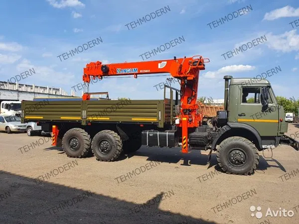 Бортовой грузовик с КМУ КамАЗ 43118 с КМУ Kanglim 1256