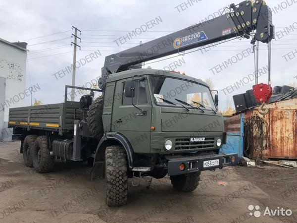 Бортовой грузовик с КМУ КамАЗ 43118