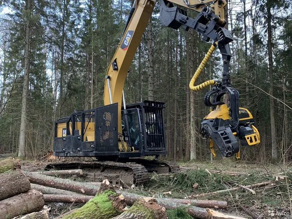 Гусеничный харвестер Caterpillar 320 с Ponsse H7HD