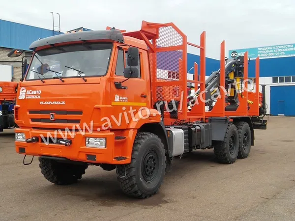 Сортиментовоз КамАЗ 43118 с ГМУ VM-10