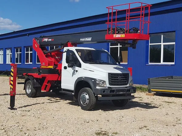 Автовышка ГАЗ ГАЗон Next с АГП Novas SJ28