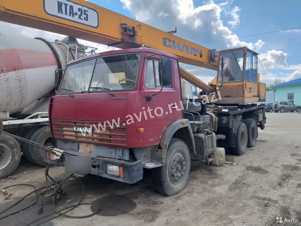 Автокран Силач КТА-25 на шасси КамАЗ 55111