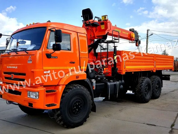 Бортовой грузовик с КМУ КамАЗ 43118 с КМУ Palfinger Inman IT-150